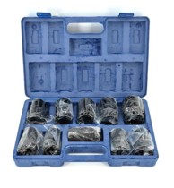 SILVER Set udarnih nasadnih ključeva 1" 10-dijelni 17-41 mm /srebrni